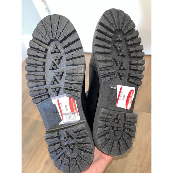 NEW!! Vince Cabria Water Resistant Front Zip Boot in Black Women's Size 7.5 - Picture 11 of 14